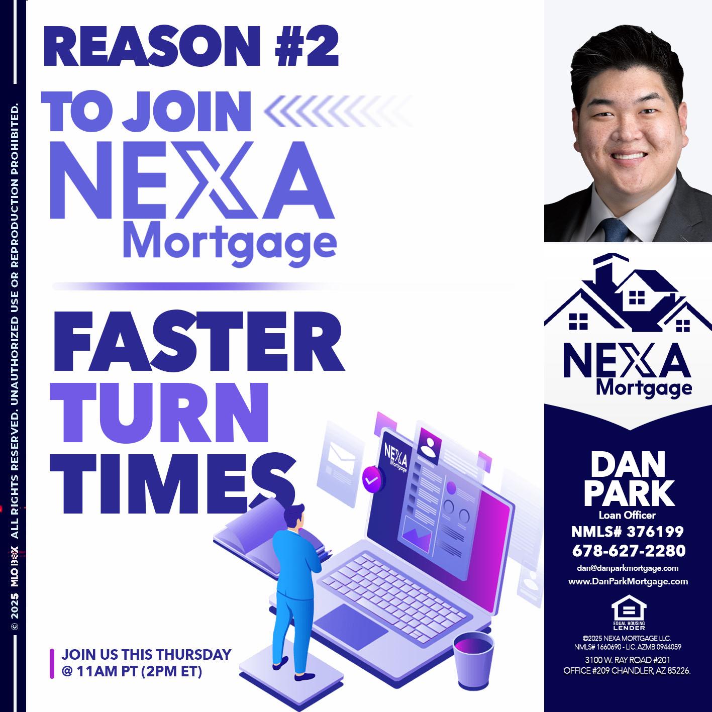 REASON 2 - Dan Park -Mortgage Loan Originator