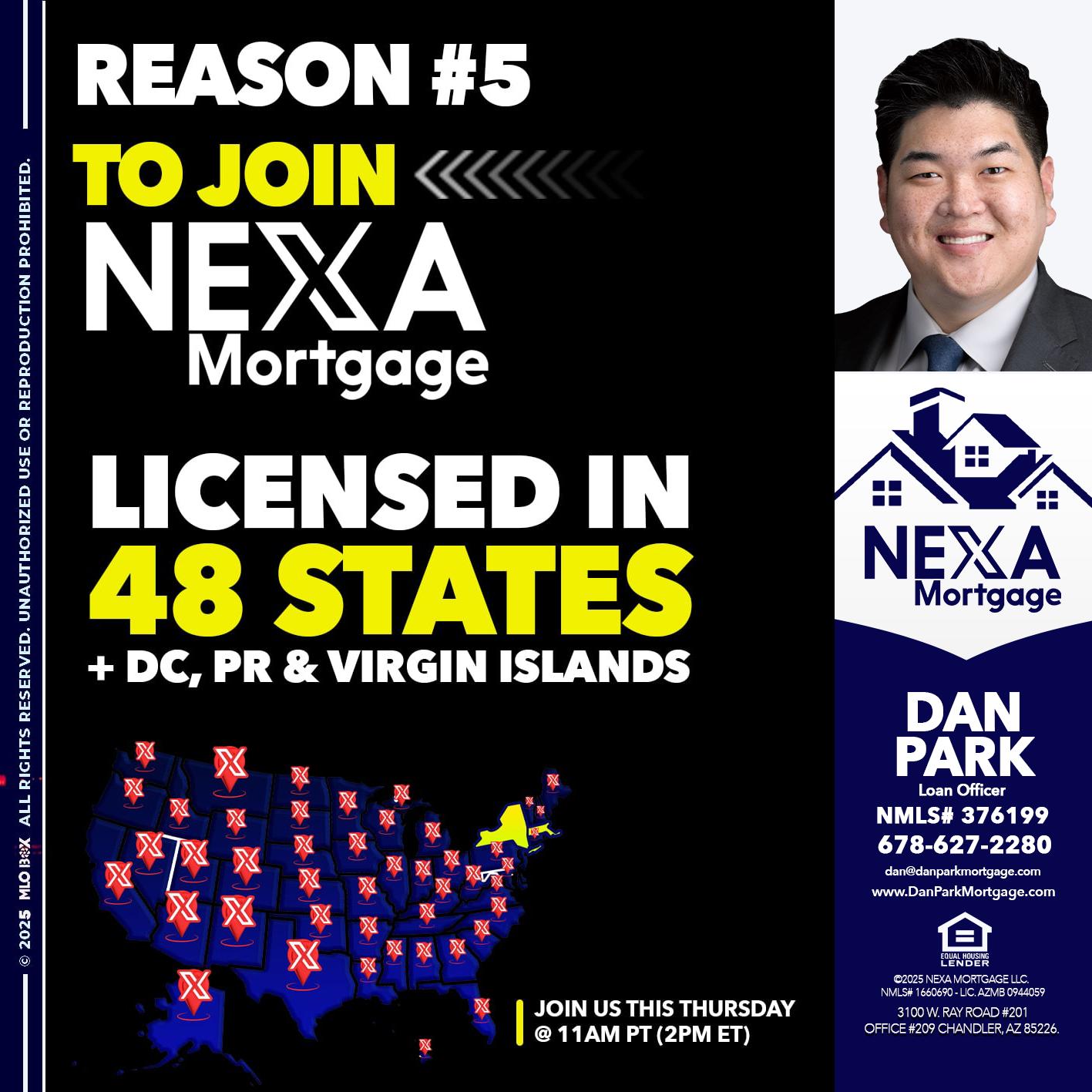 REASON 5 - Dan Park -Mortgage Loan Originator