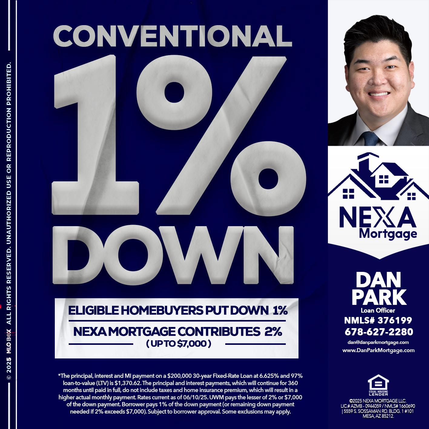 CONVENTIONAL - Dan Park -Mortgage Loan Originator
