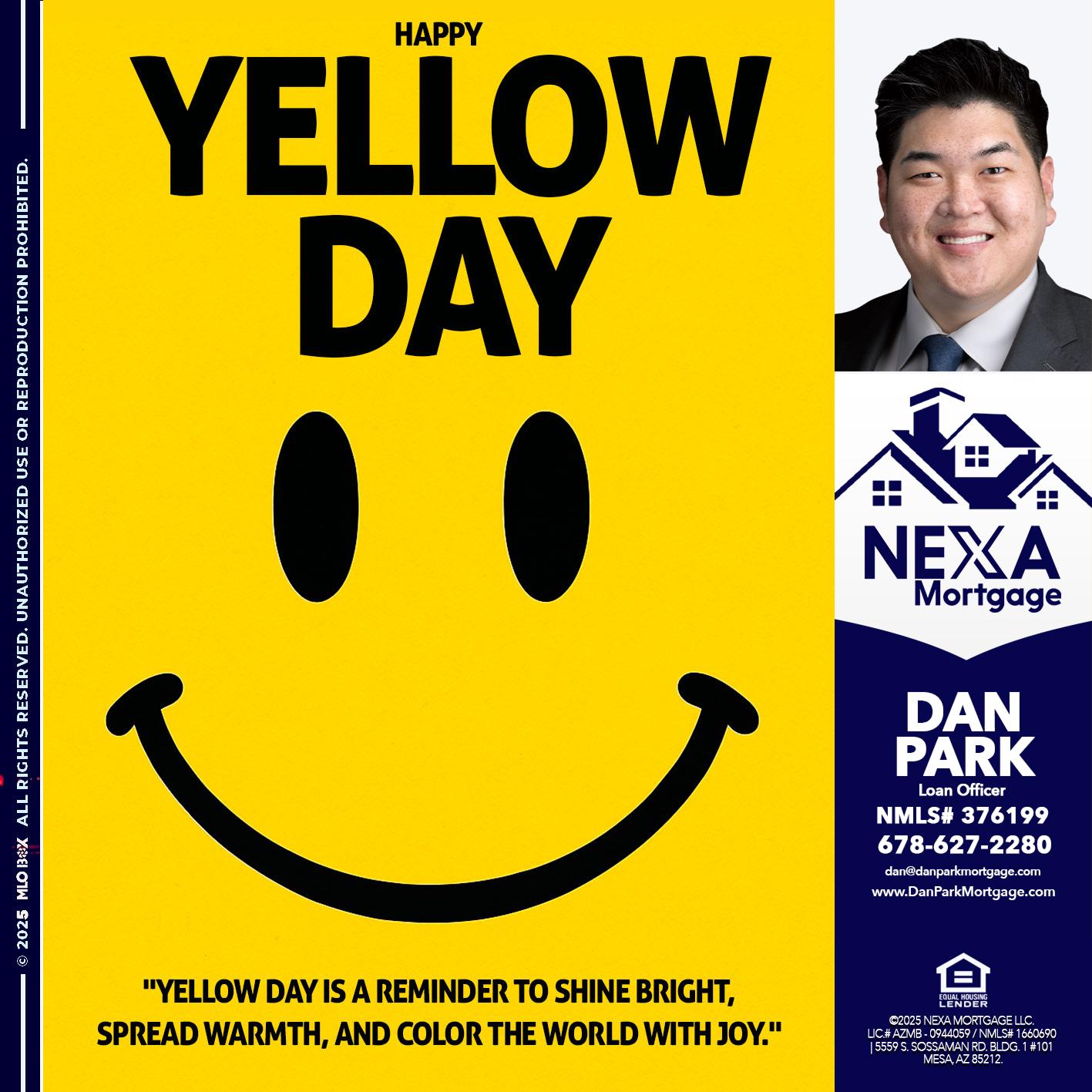 YELLOW DAY - Dan Park -Mortgage Loan Originator