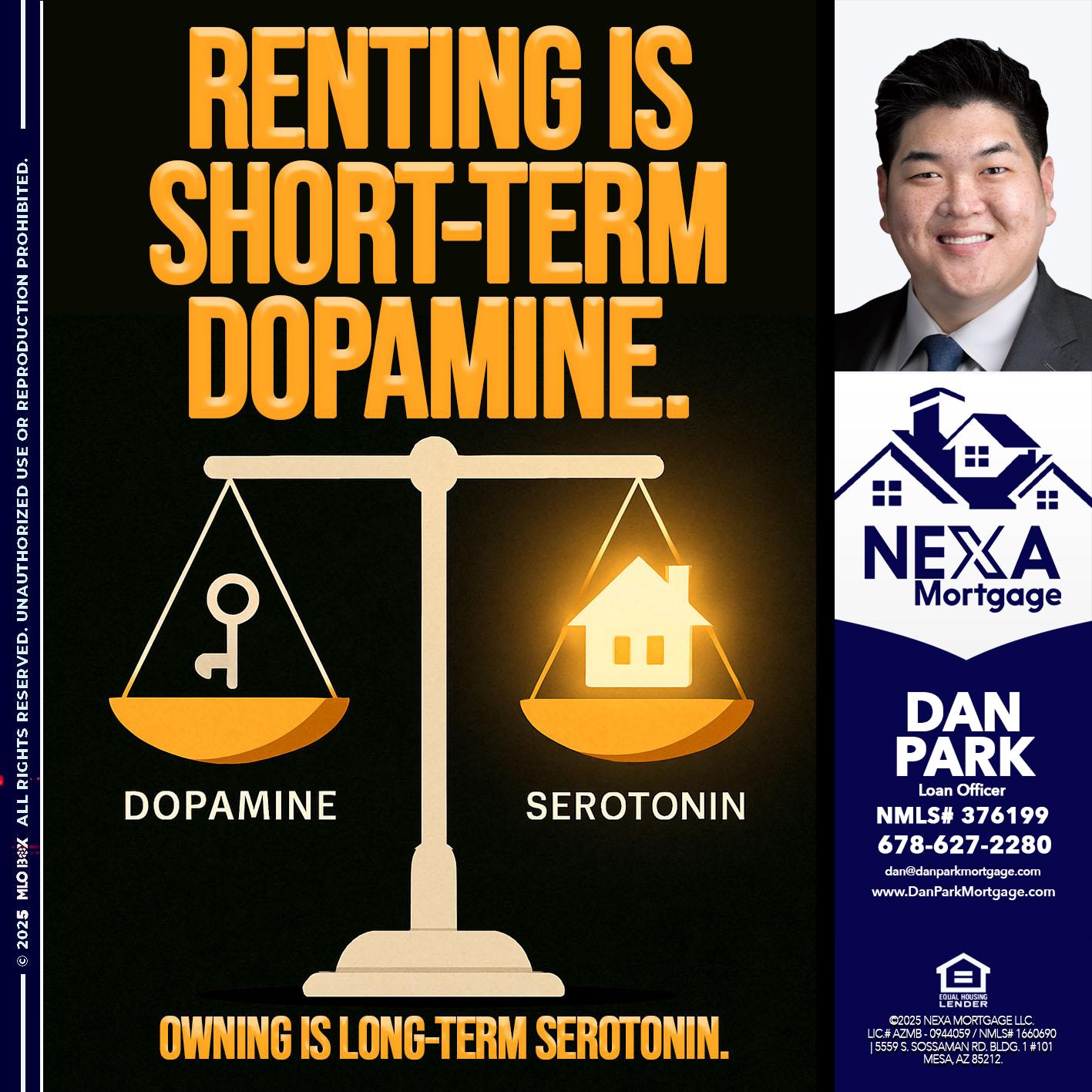 RENTING IS SHORT TERM - Dan Park -Mortgage Loan Originator