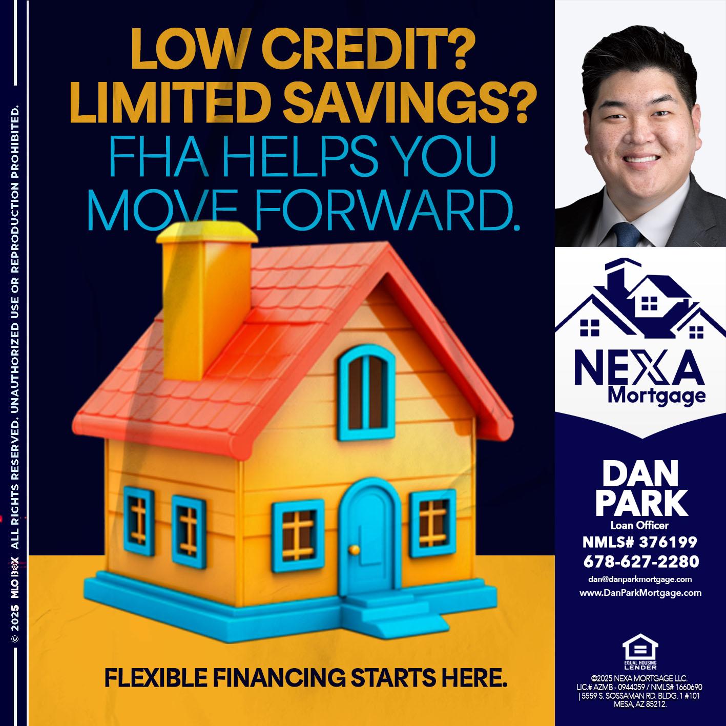 LOW CREDIT? - Dan Park -Mortgage Loan Originator
