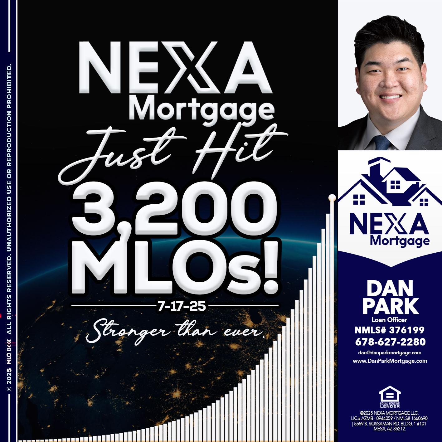 3200 MLOs - Dan Park -Mortgage Loan Originator