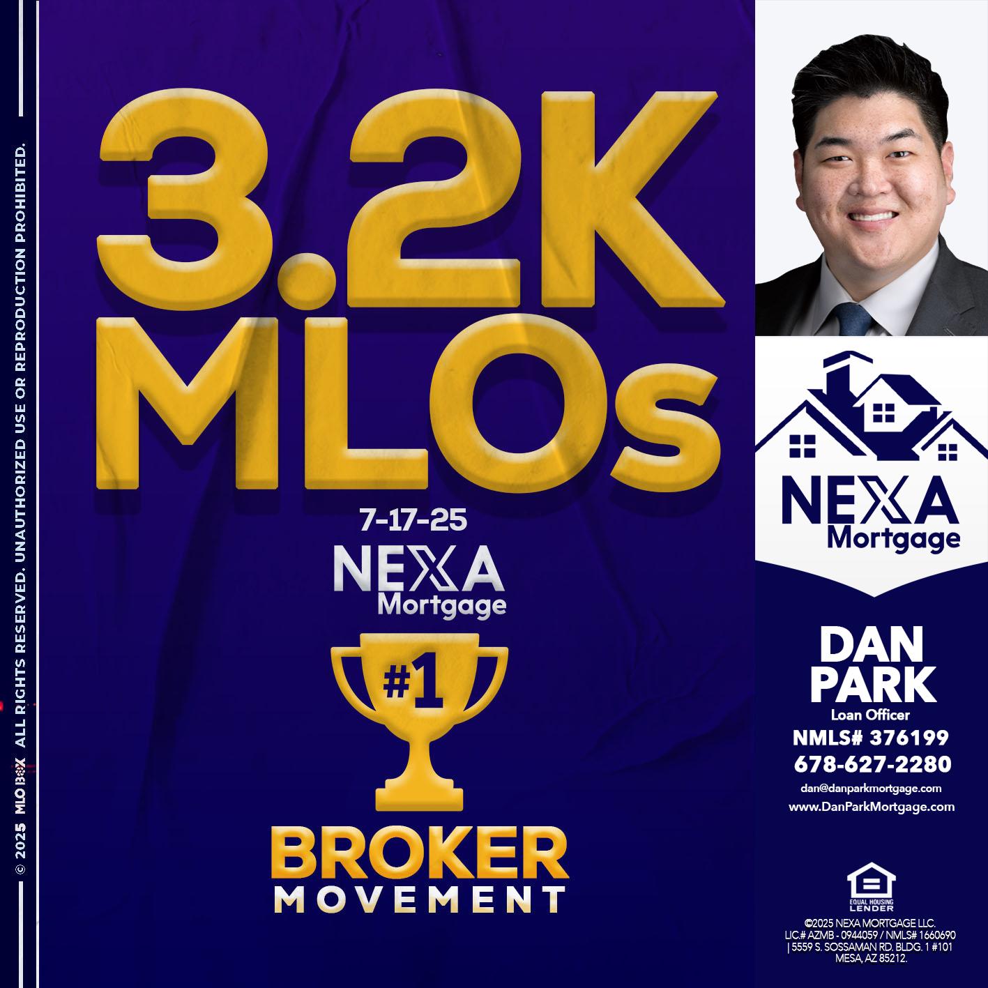 3.2K MLOs - Dan Park -Mortgage Loan Originator