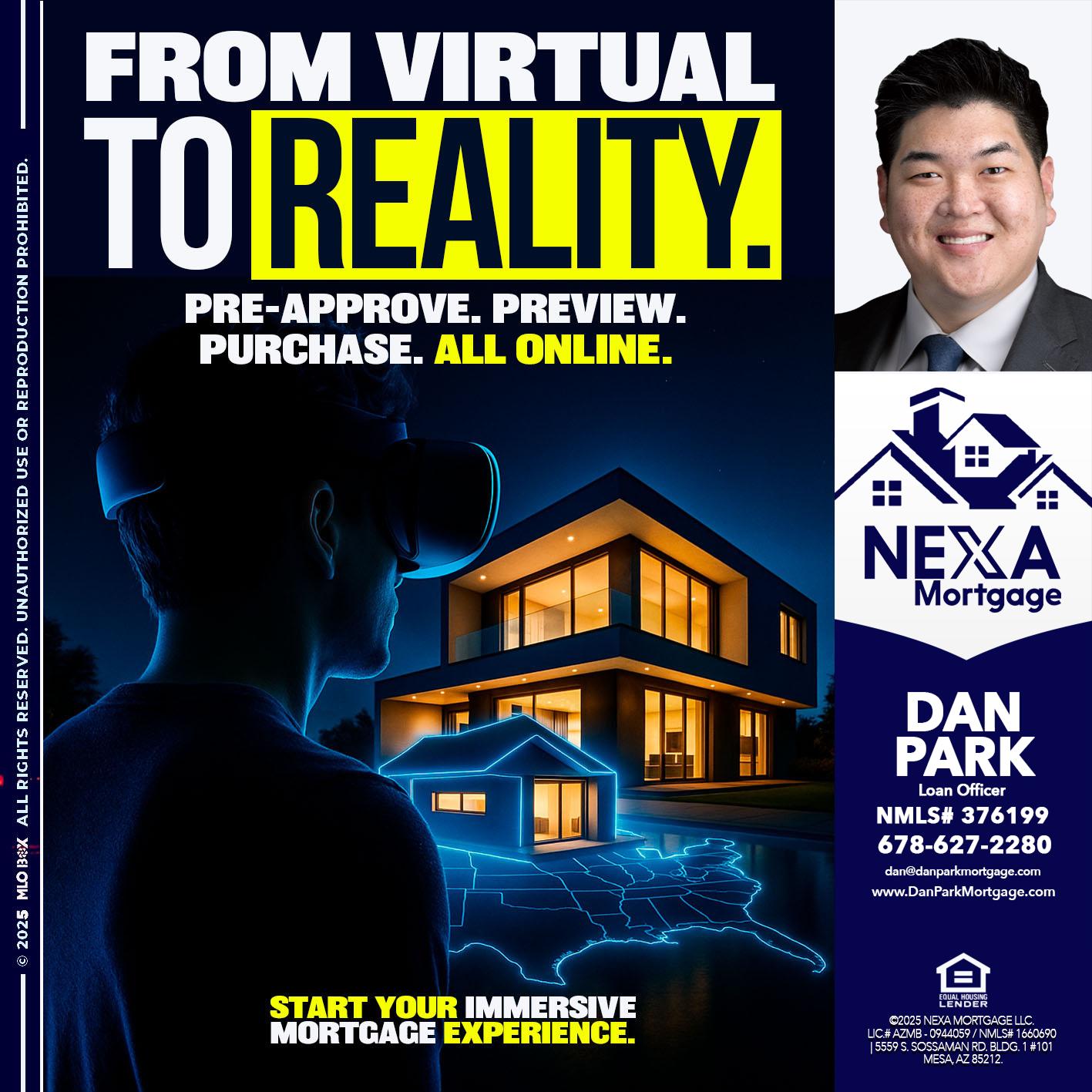 FROM VIRTUAL - Dan Park -Mortgage Loan Originator