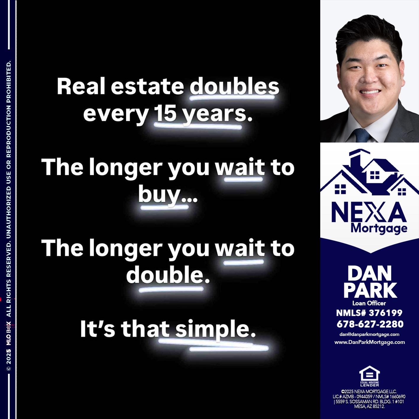 REAL ESTATE - Dan Park -Mortgage Loan Originator