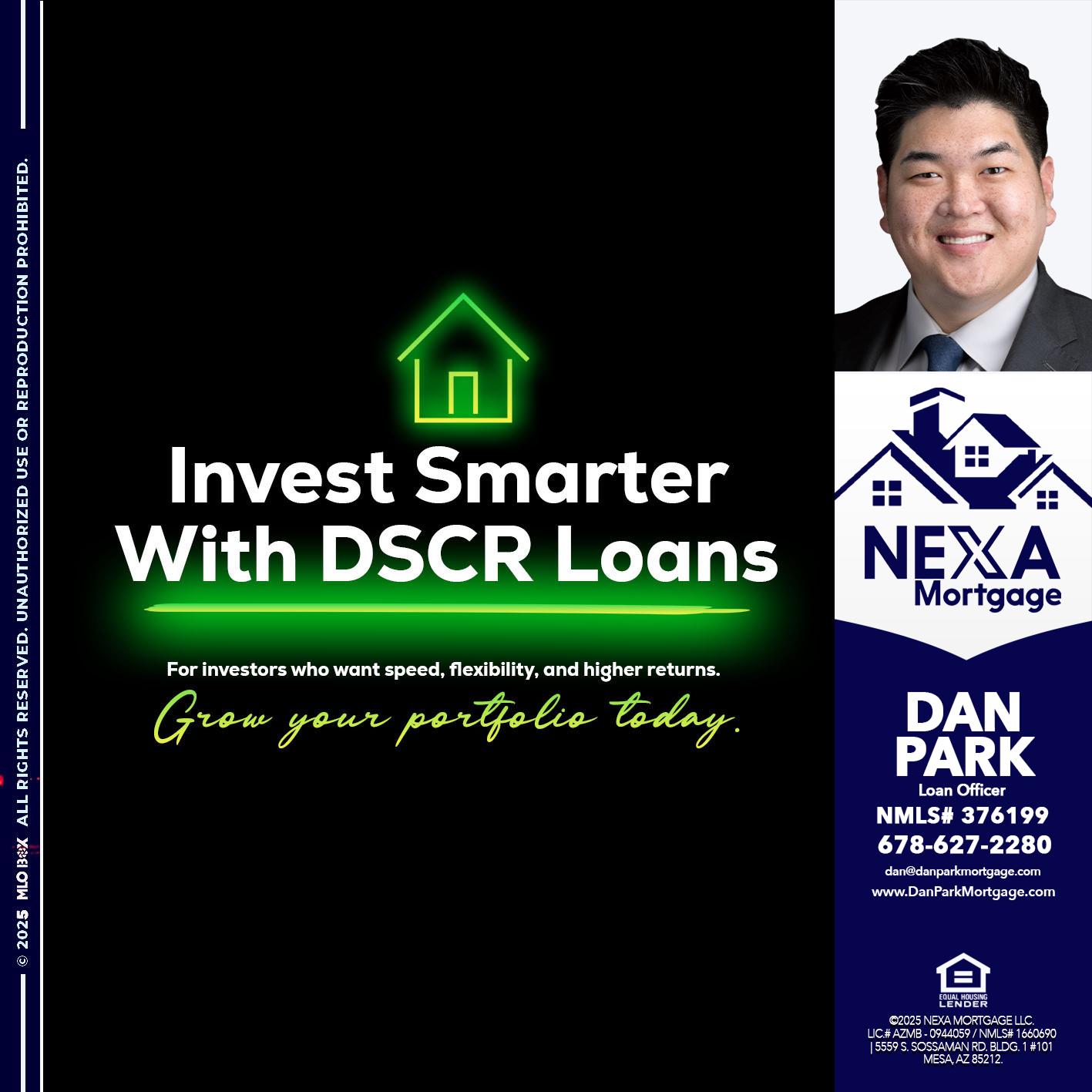 invest smarter - Dan Park -Mortgage Loan Originator