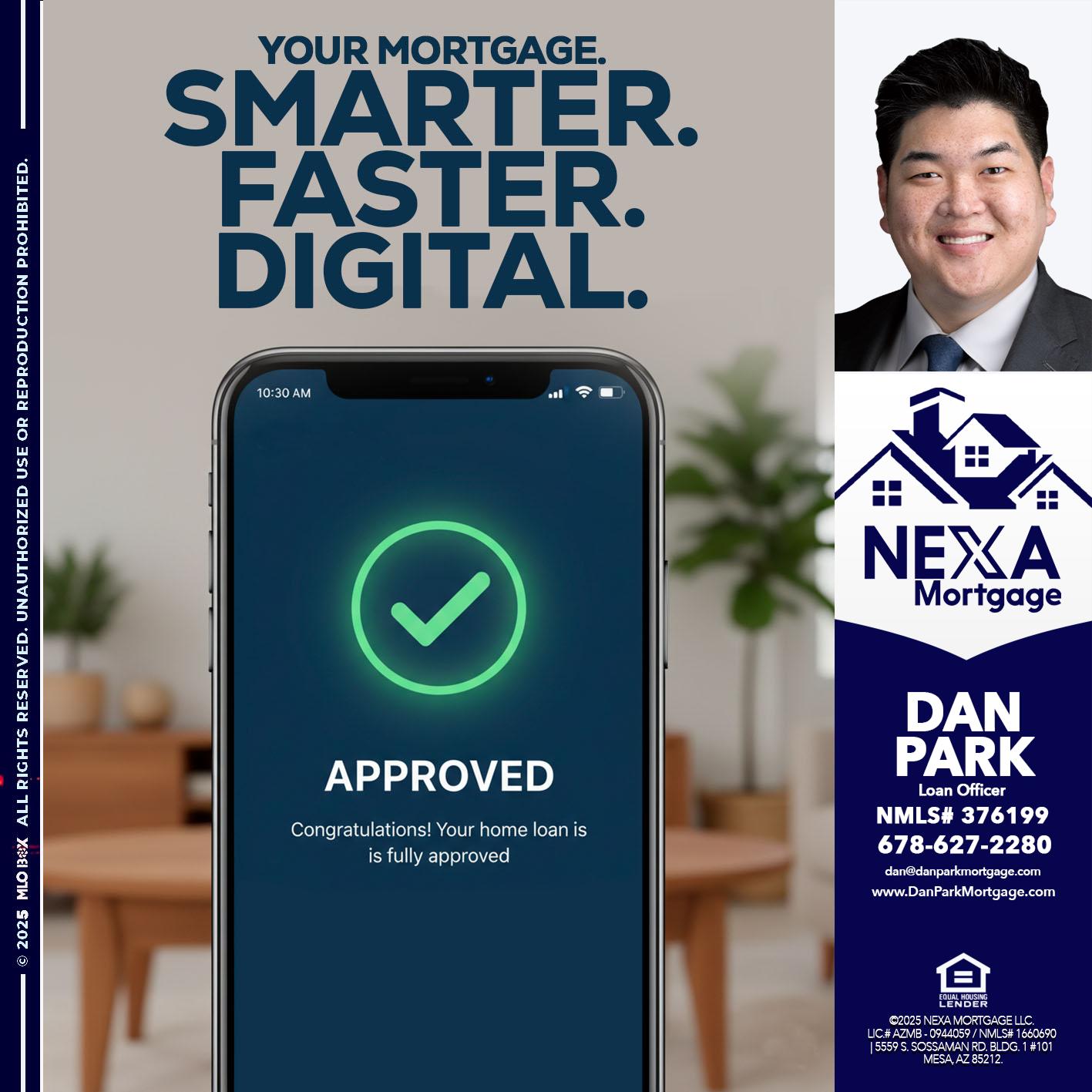smarter faster digital - Dan Park -Mortgage Loan Originator