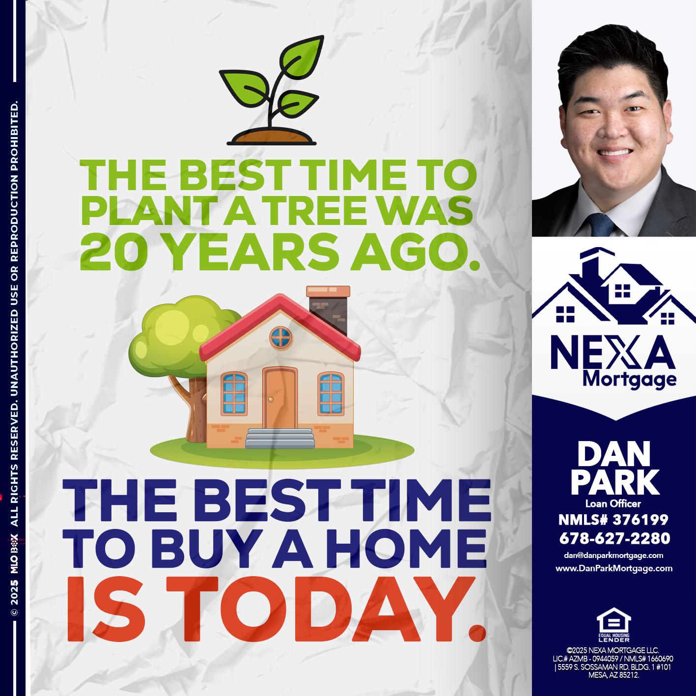 BEST TIME TO - Dan Park -Mortgage Loan Originator
