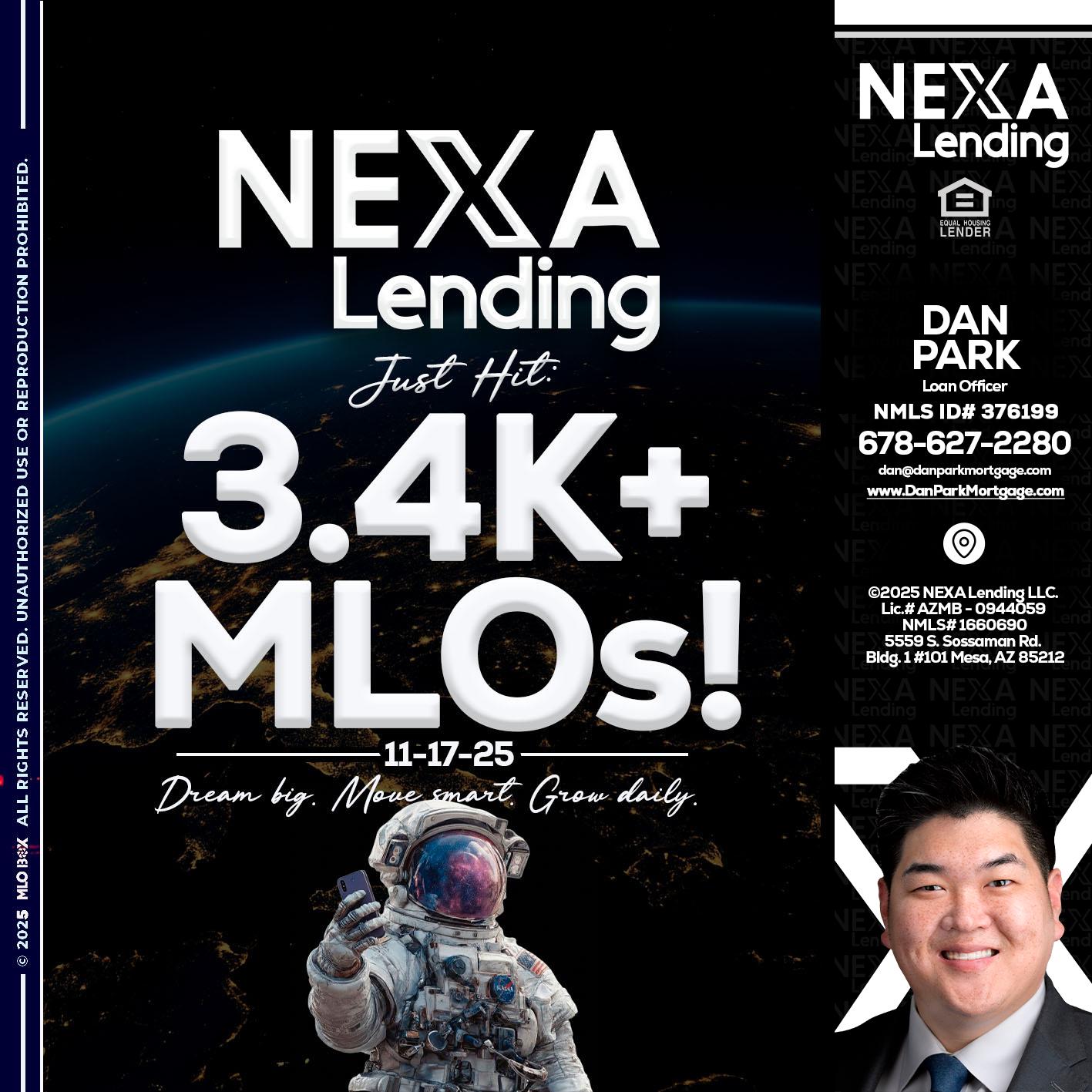 3.4K MLOs - Dan Park -Mortgage Loan Originator