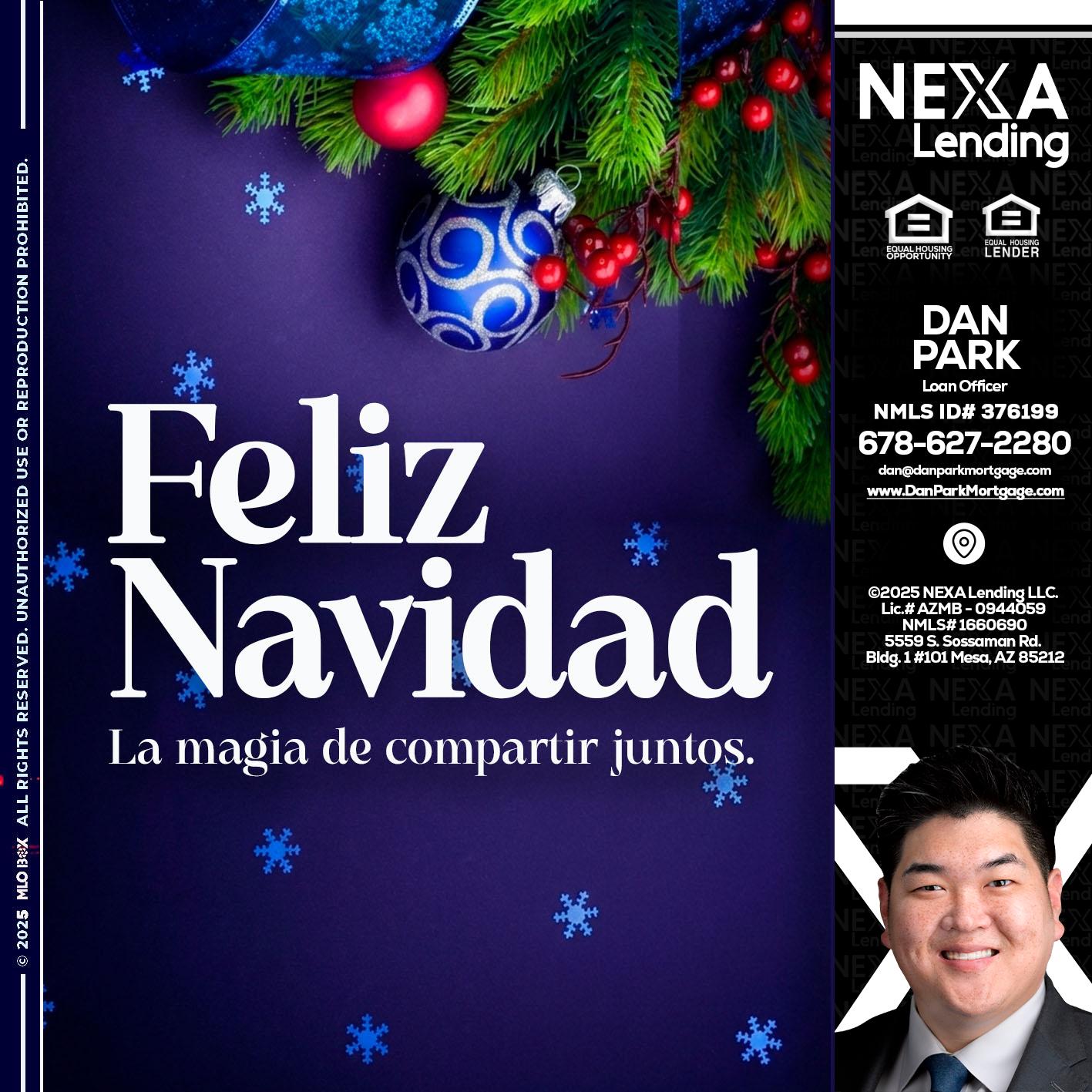 FELIZ NAVIDAD - Dan Park -Mortgage Loan Originator