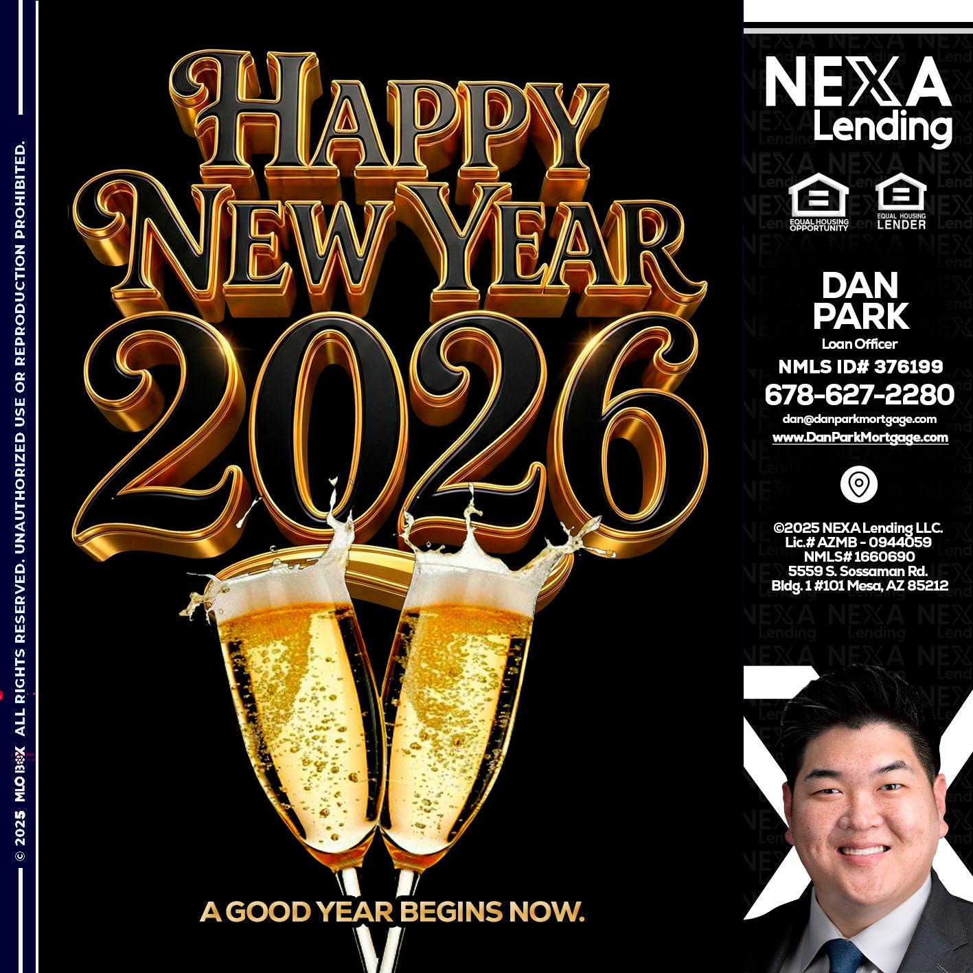 happy new year 2026 - Dan Park -Mortgage Loan Originator