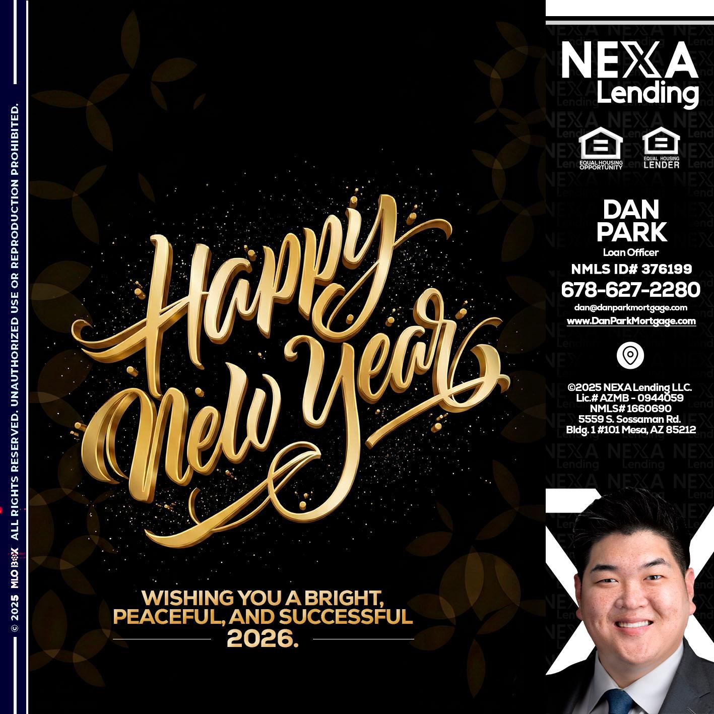 HAPPY NEW YEAR - Dan Park -Mortgage Loan Originator