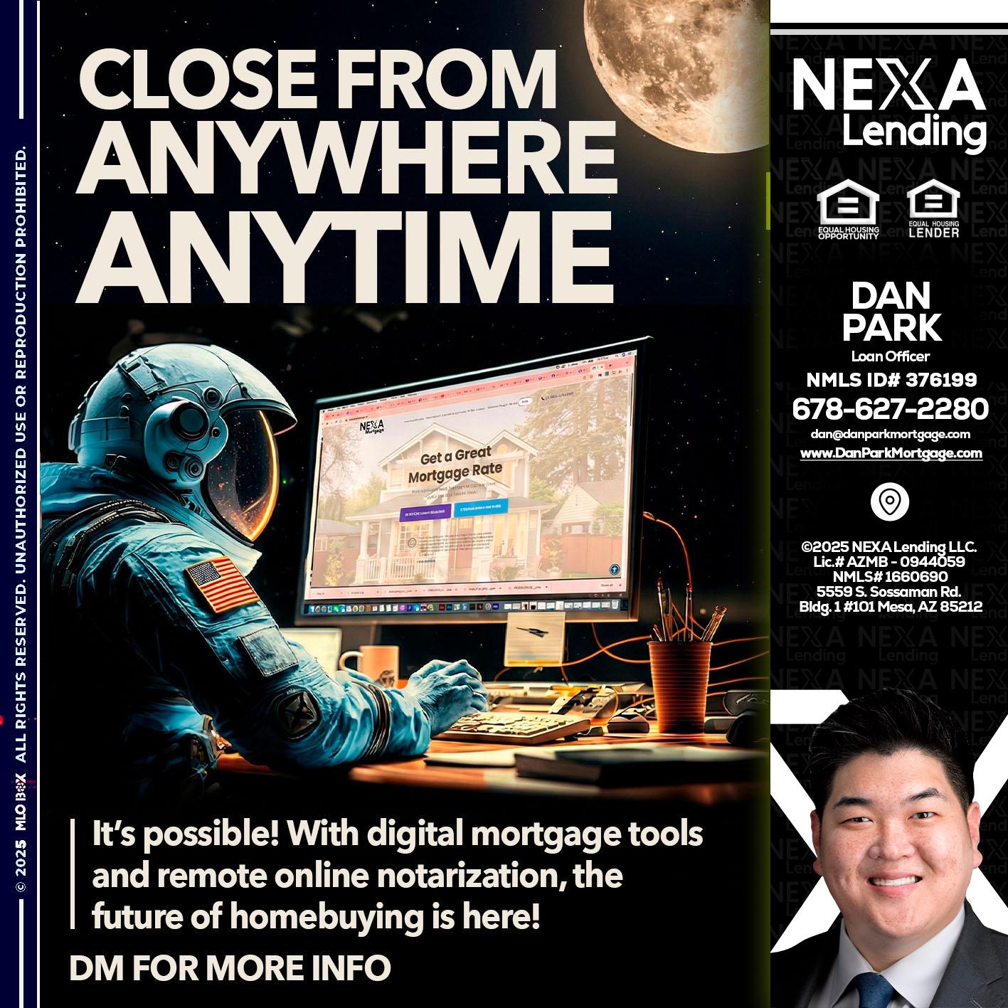 close from - Dan Park -Mortgage Loan Originator