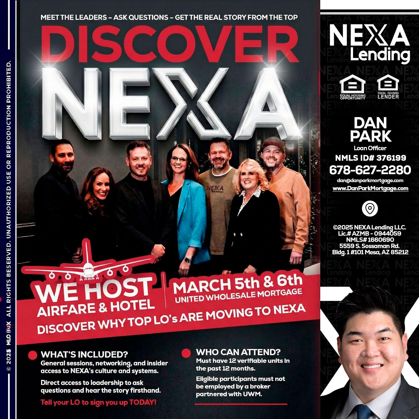 DISCOVER NEXA - Dan Park -Mortgage Loan Originator