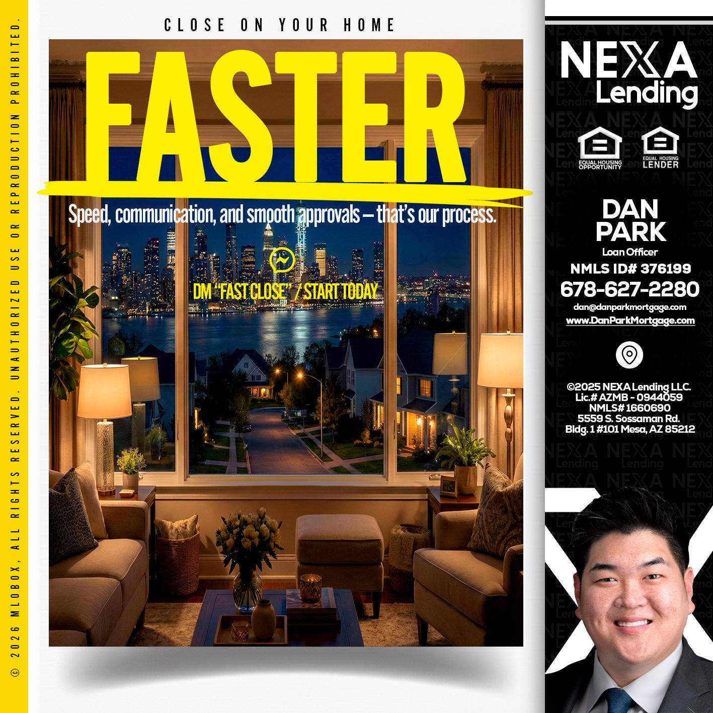 FASTER - Dan Park -Mortgage Loan Originator
