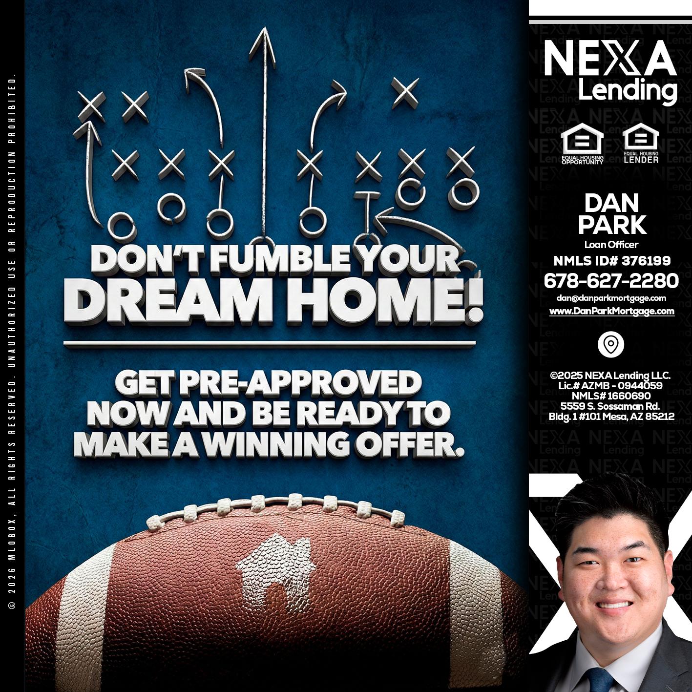 dont fumble - Dan Park -Mortgage Loan Originator