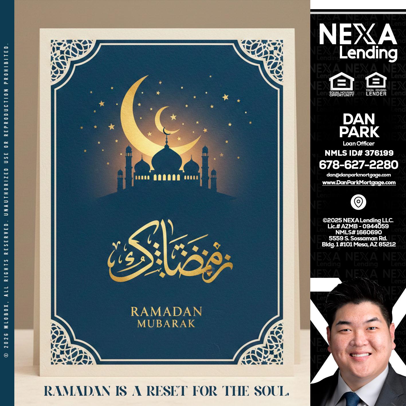 HAPPY RAMADAN - Dan Park -Mortgage Loan Originator