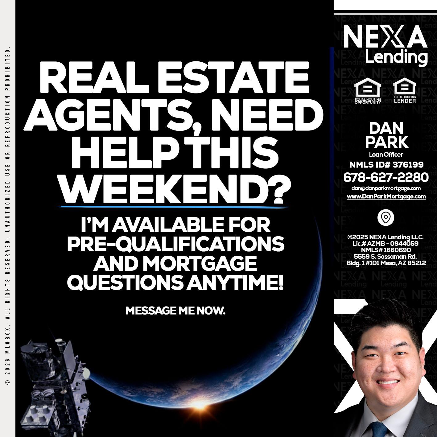 REAL ESTATE AGENTS - Dan Park -Mortgage Loan Originator