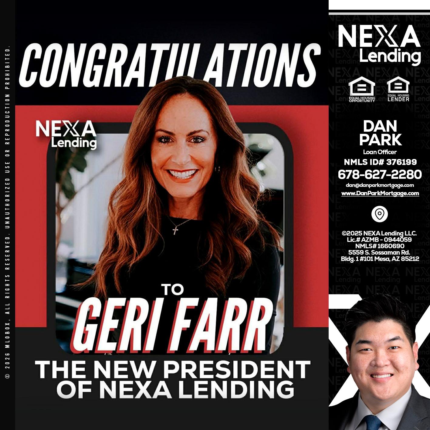 CONGRATULATIONS - Dan Park -Mortgage Loan Originator
