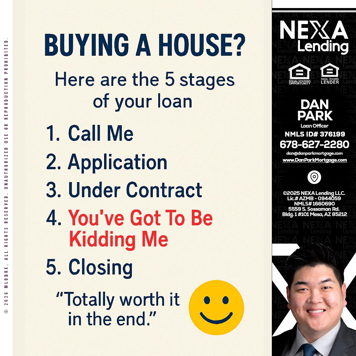 BUYING A HOUSE - Dan Park -Mortgage Loan Originator