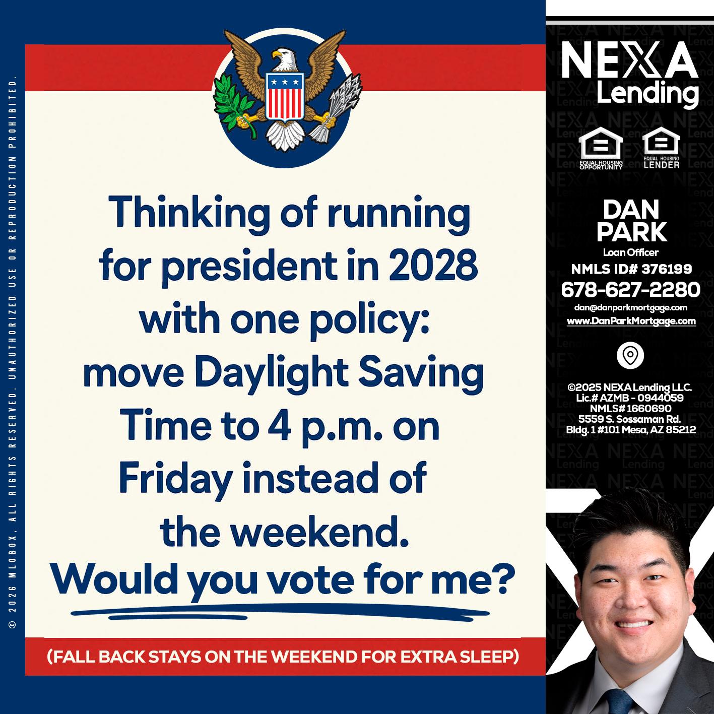 THINKING OF RUNING - Dan Park -Mortgage Loan Originator