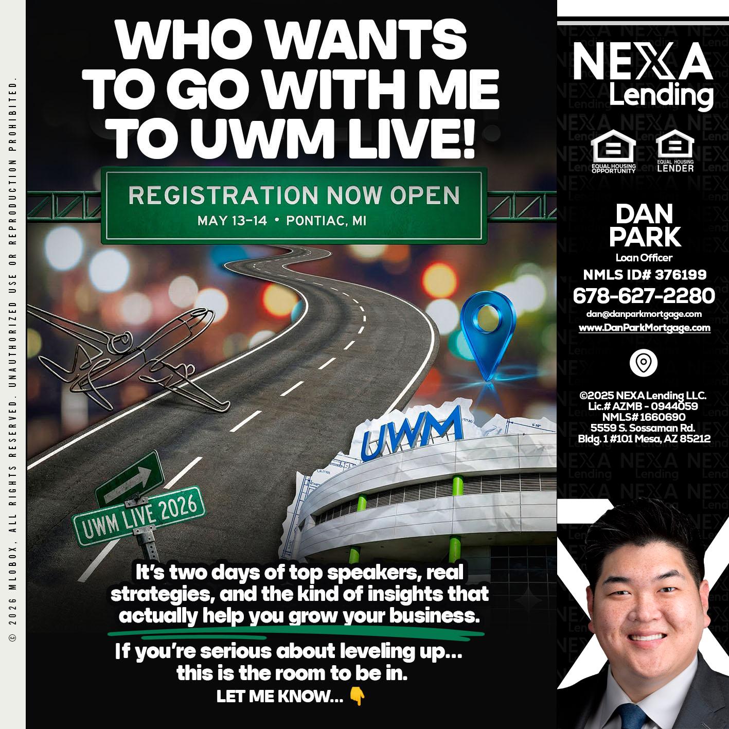 WHO WANTS - Dan Park -Mortgage Loan Originator