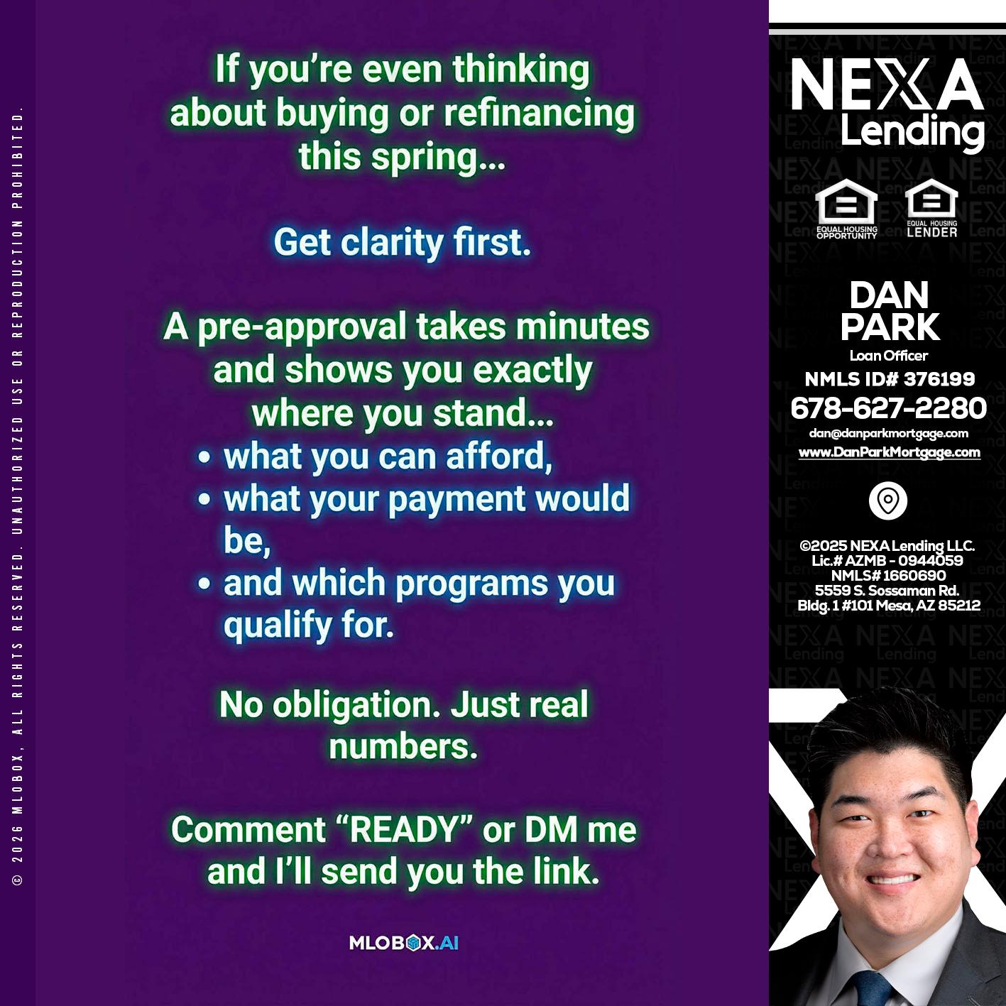 IF YOU THINKING - Dan Park -Mortgage Loan Originator
