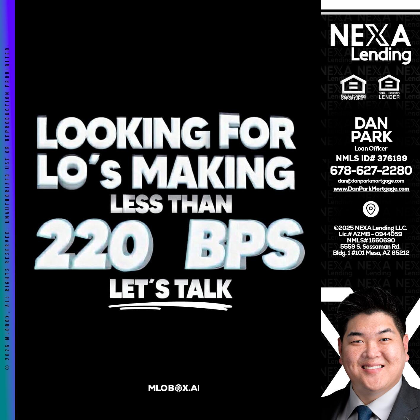 LOOKING FOR - Dan Park -Mortgage Loan Originator