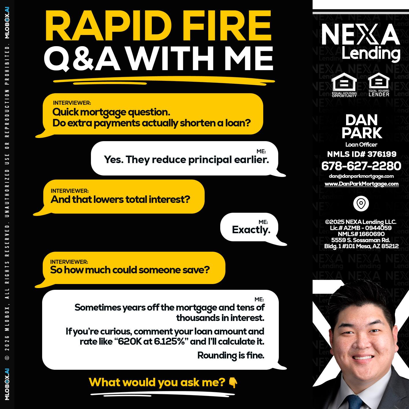 RAPID FIRE QA - Dan Park -Mortgage Loan Originator