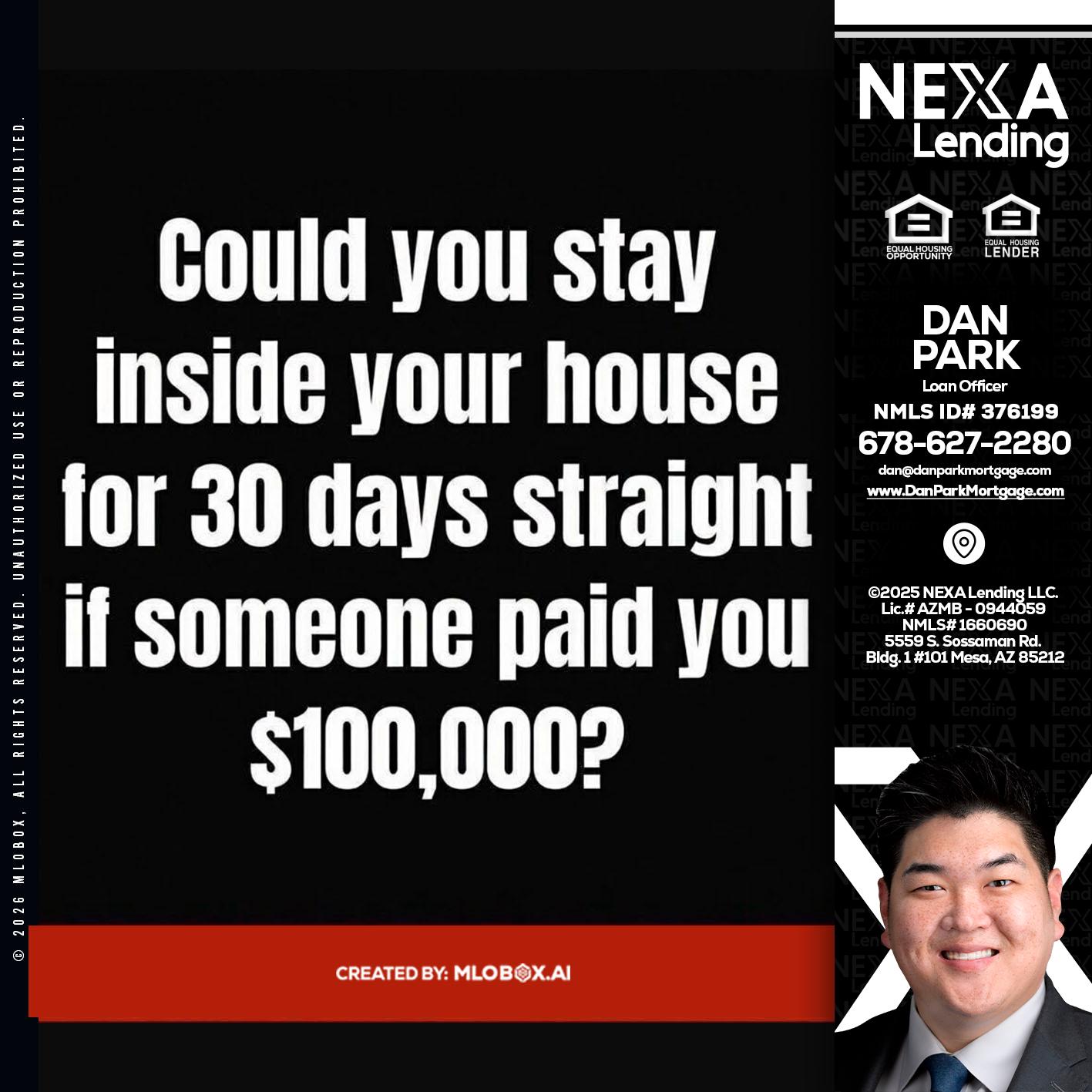 COULD YOU STAY - Dan Park -Mortgage Loan Originator