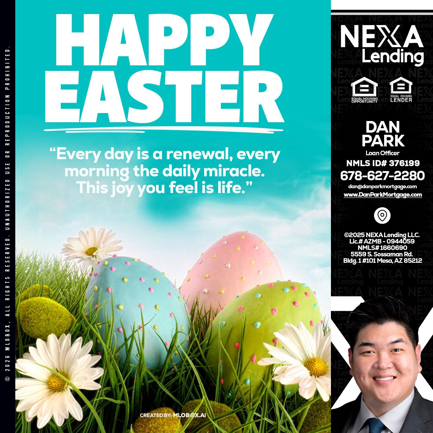 happy easter - Dan Park -Mortgage Loan Originator