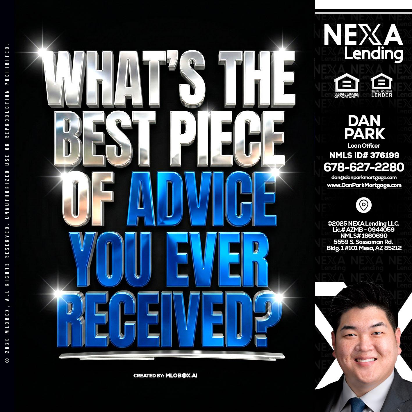 WHATS THE BEST - Dan Park -Mortgage Loan Originator