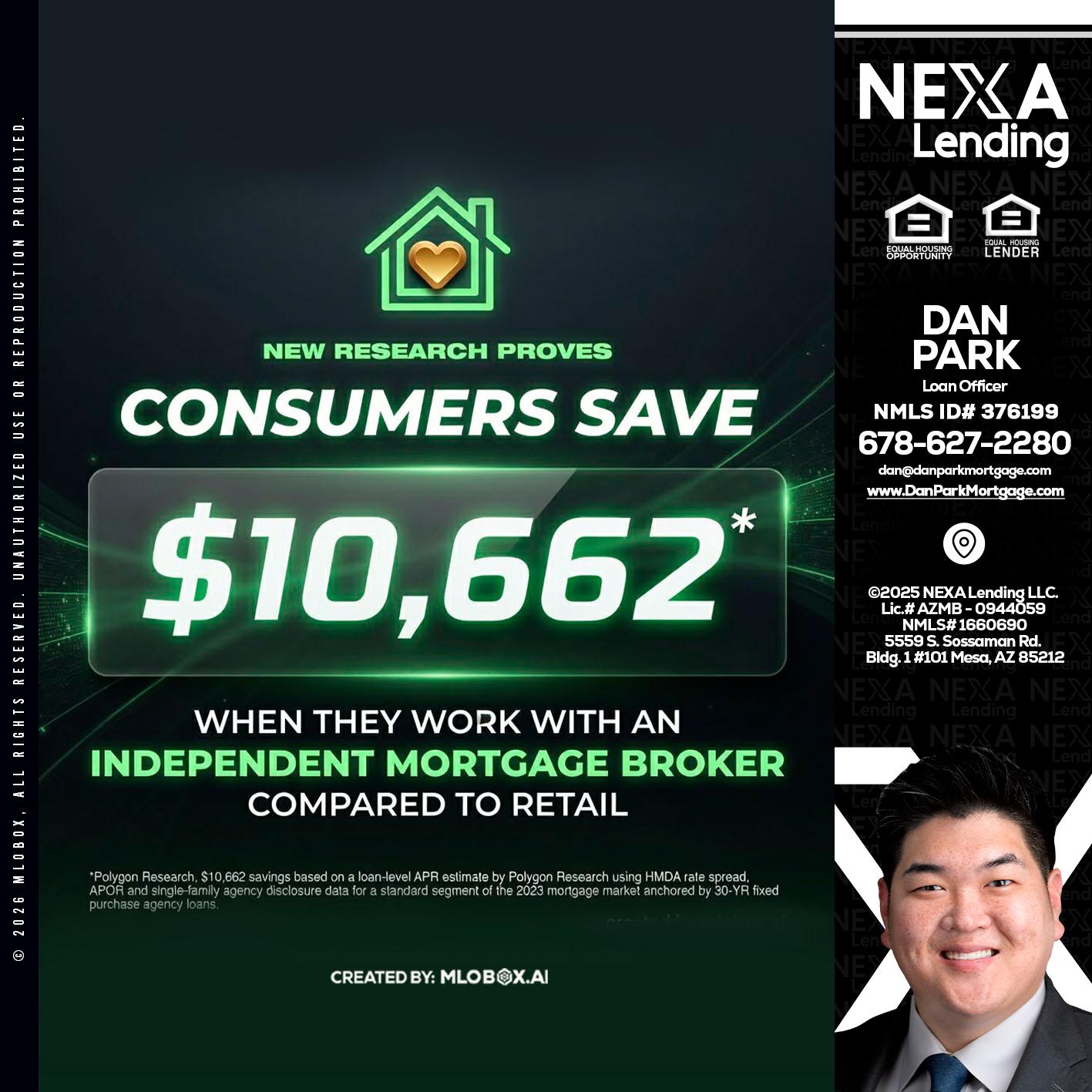 10,662 - Dan Park -Mortgage Loan Originator