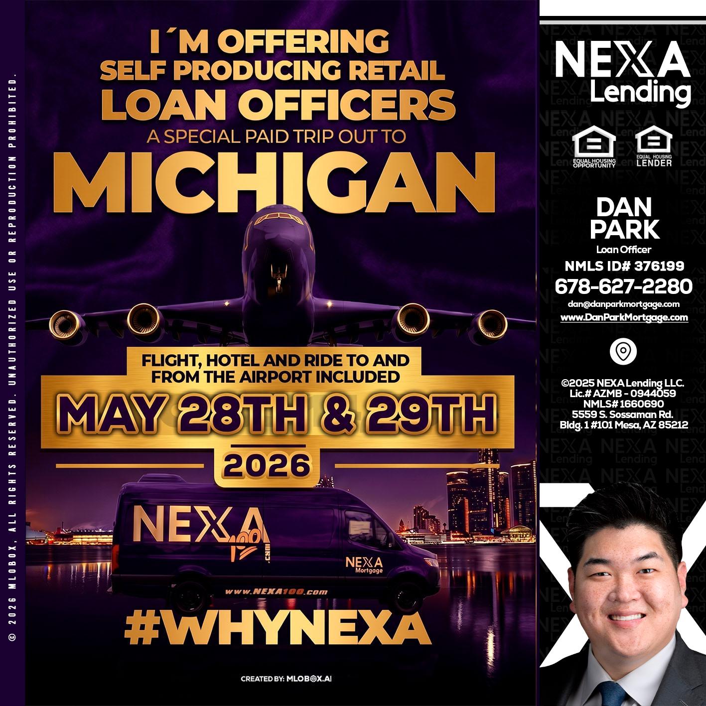 MICHIGAN - Dan Park -Mortgage Loan Originator