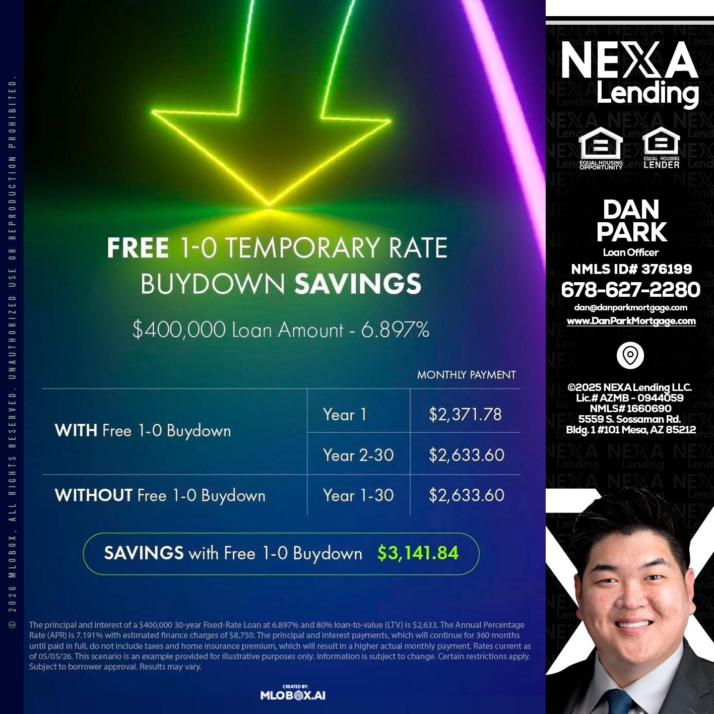 BUYDOWN - Dan Park -Mortgage Loan Originator