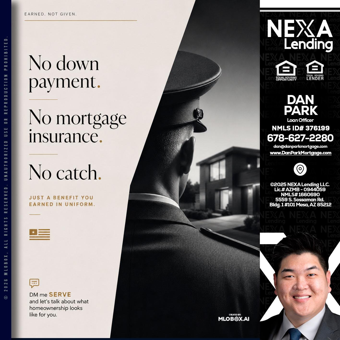 NO DOWN PAYMENT - Dan Park -Mortgage Loan Originator