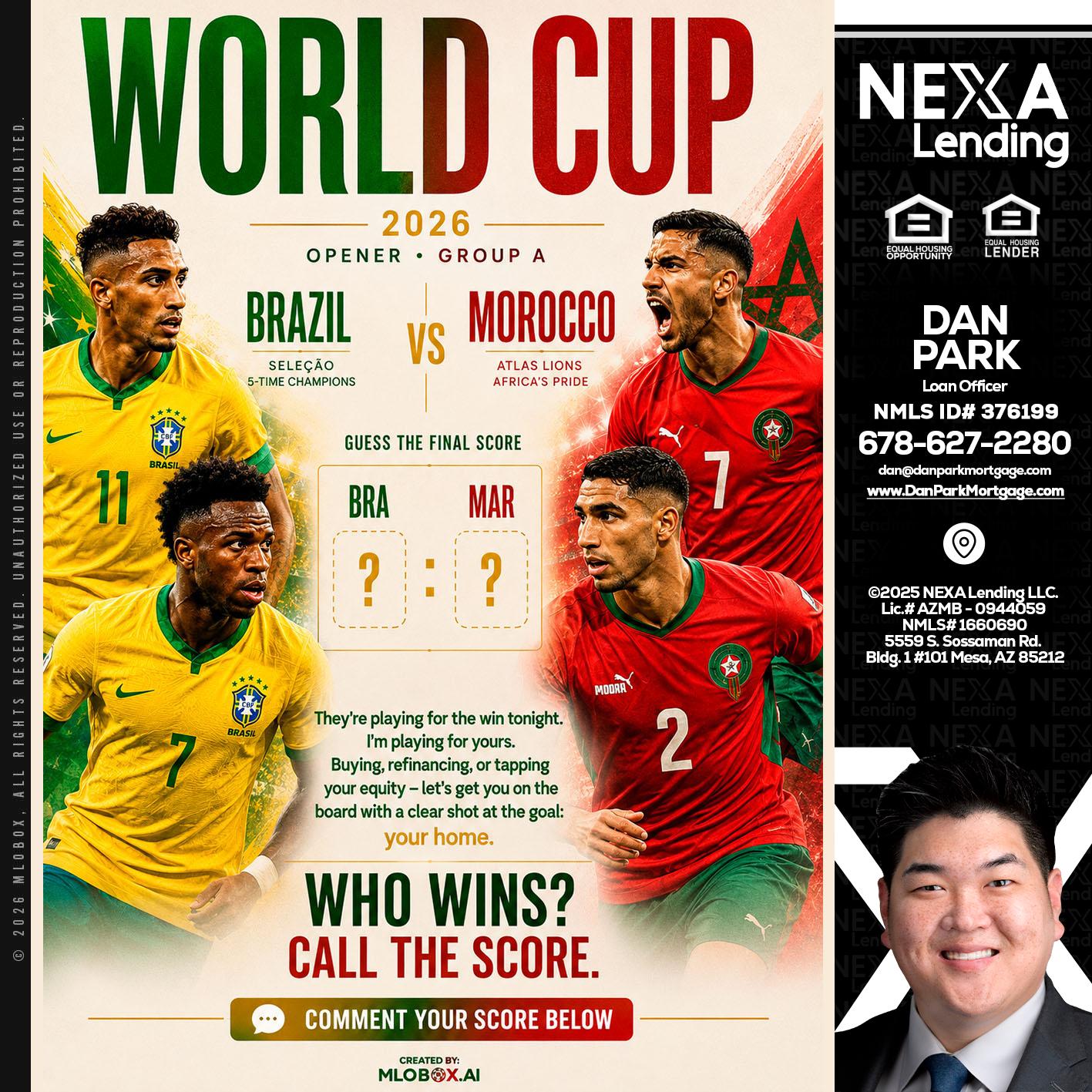 WORLD CUP - Dan Park -Mortgage Loan Originator