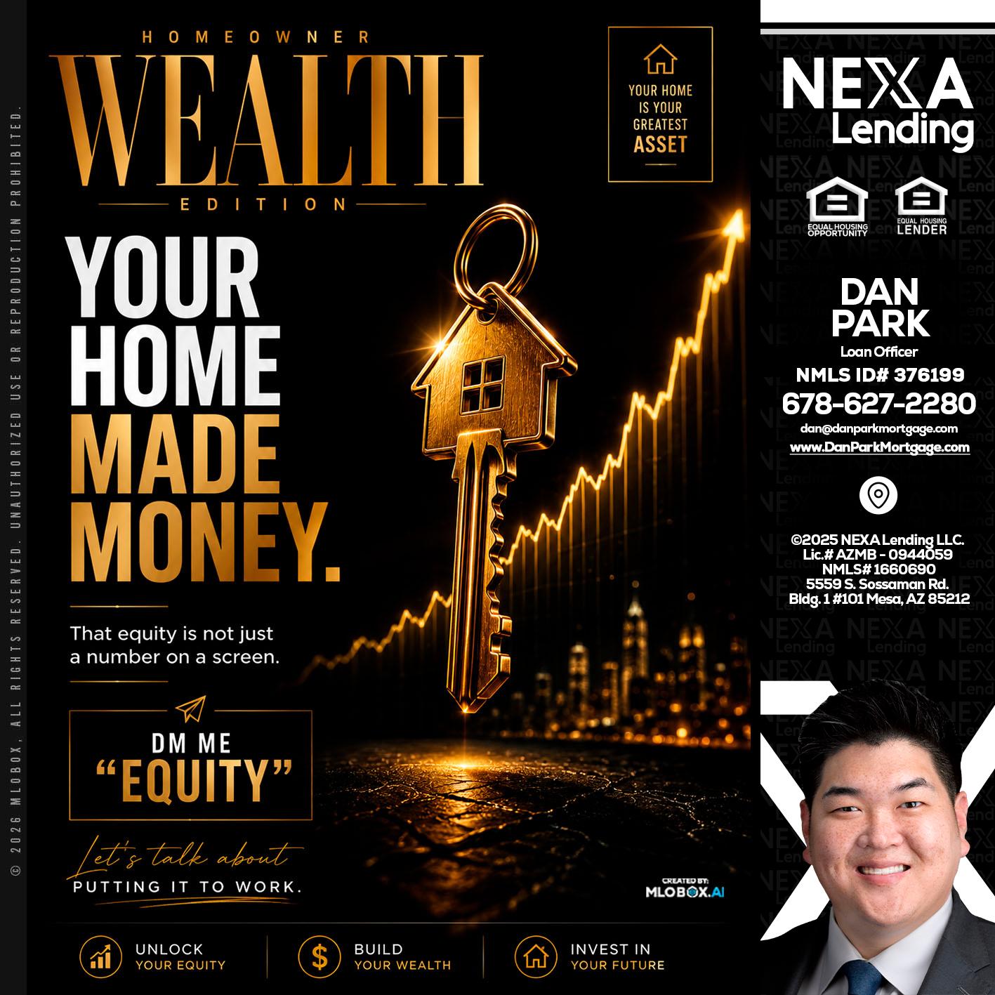 YOUR HOME MADE - Dan Park -Mortgage Loan Originator