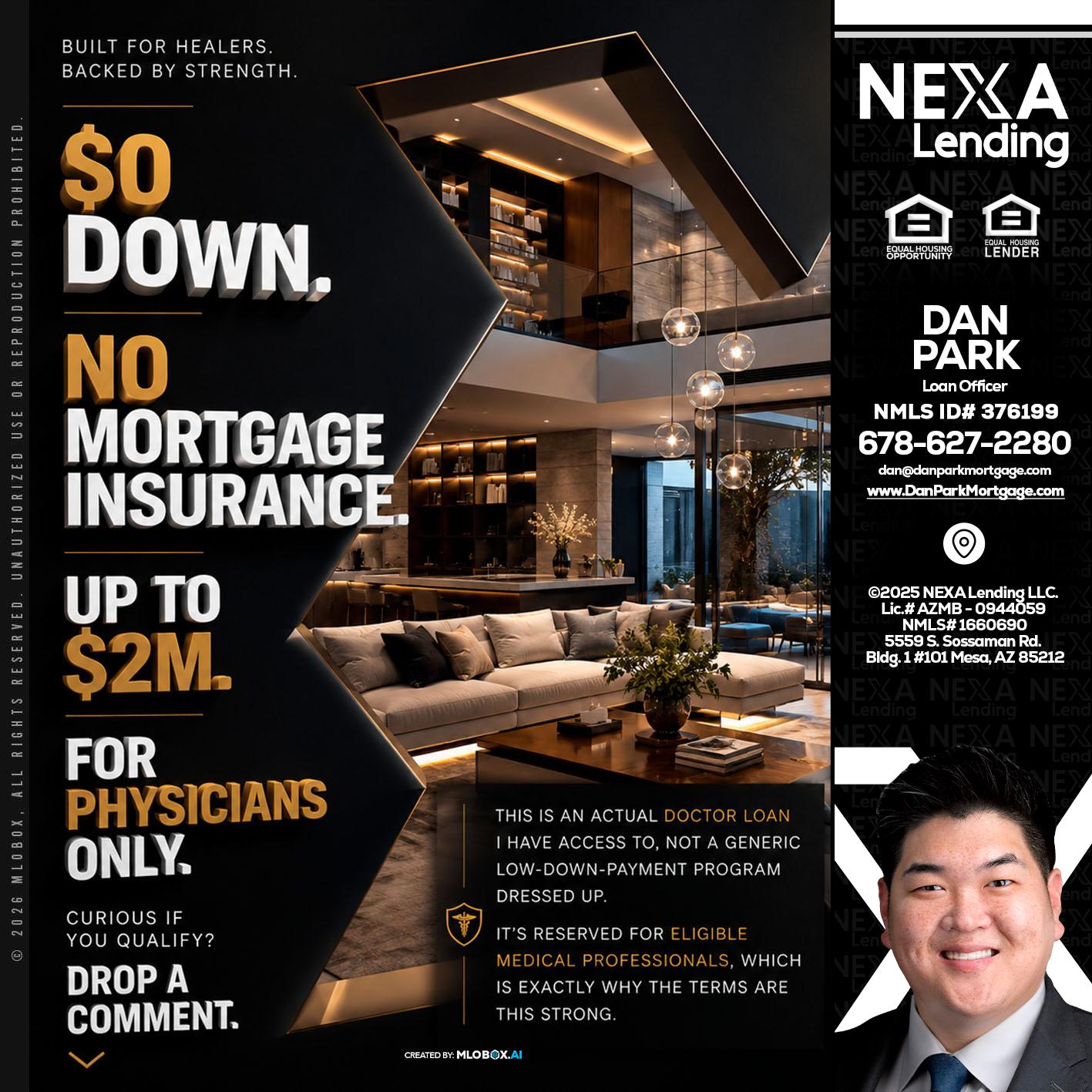 $0 DOWN - Dan Park -Mortgage Loan Originator