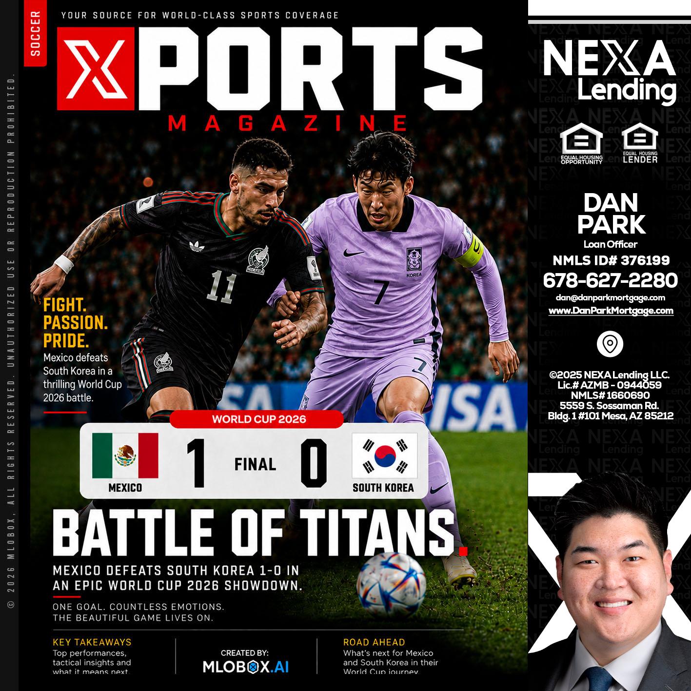 XPORTS MAGAZINE - Dan Park -Mortgage Loan Originator