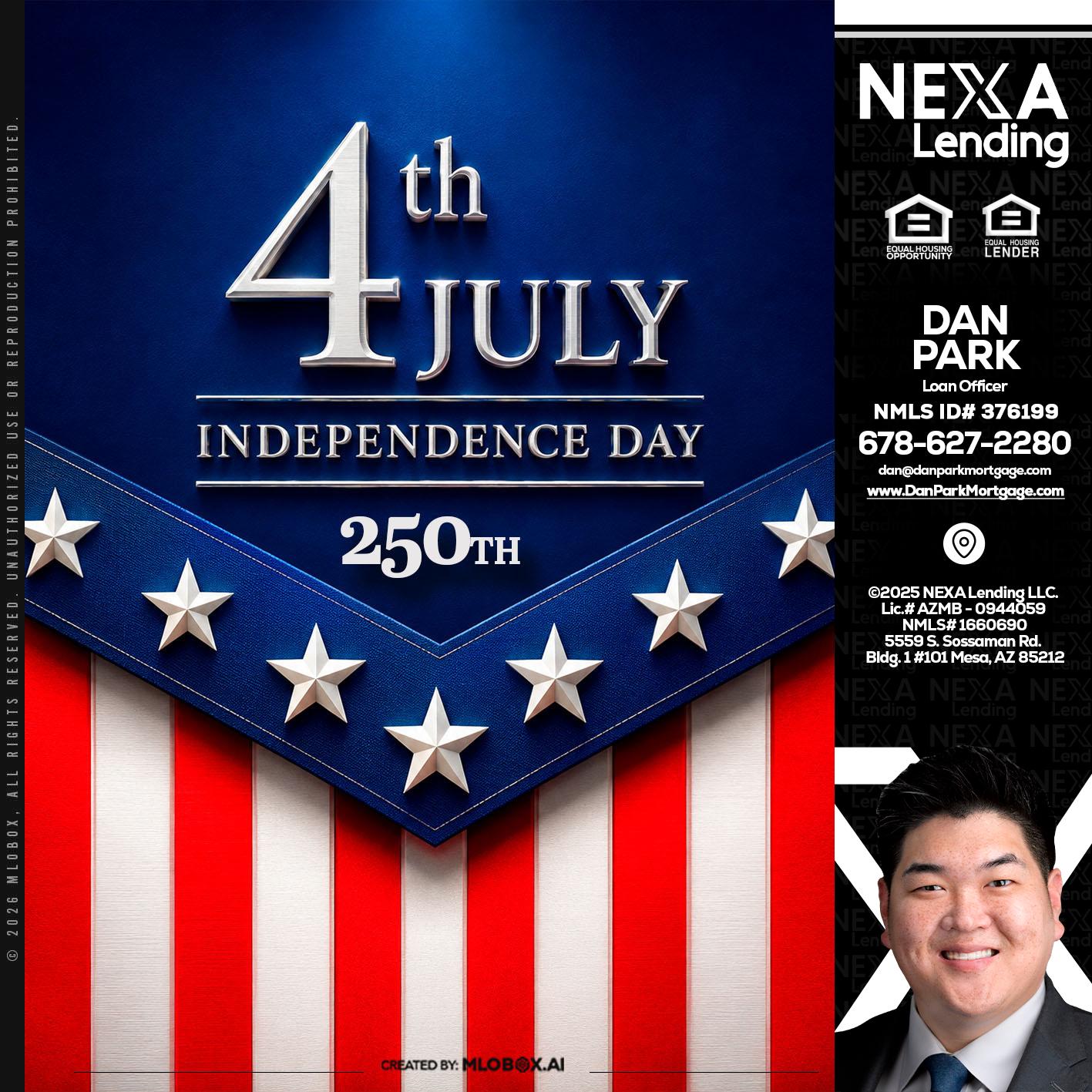 4th of july - Dan Park -Mortgage Loan Originator