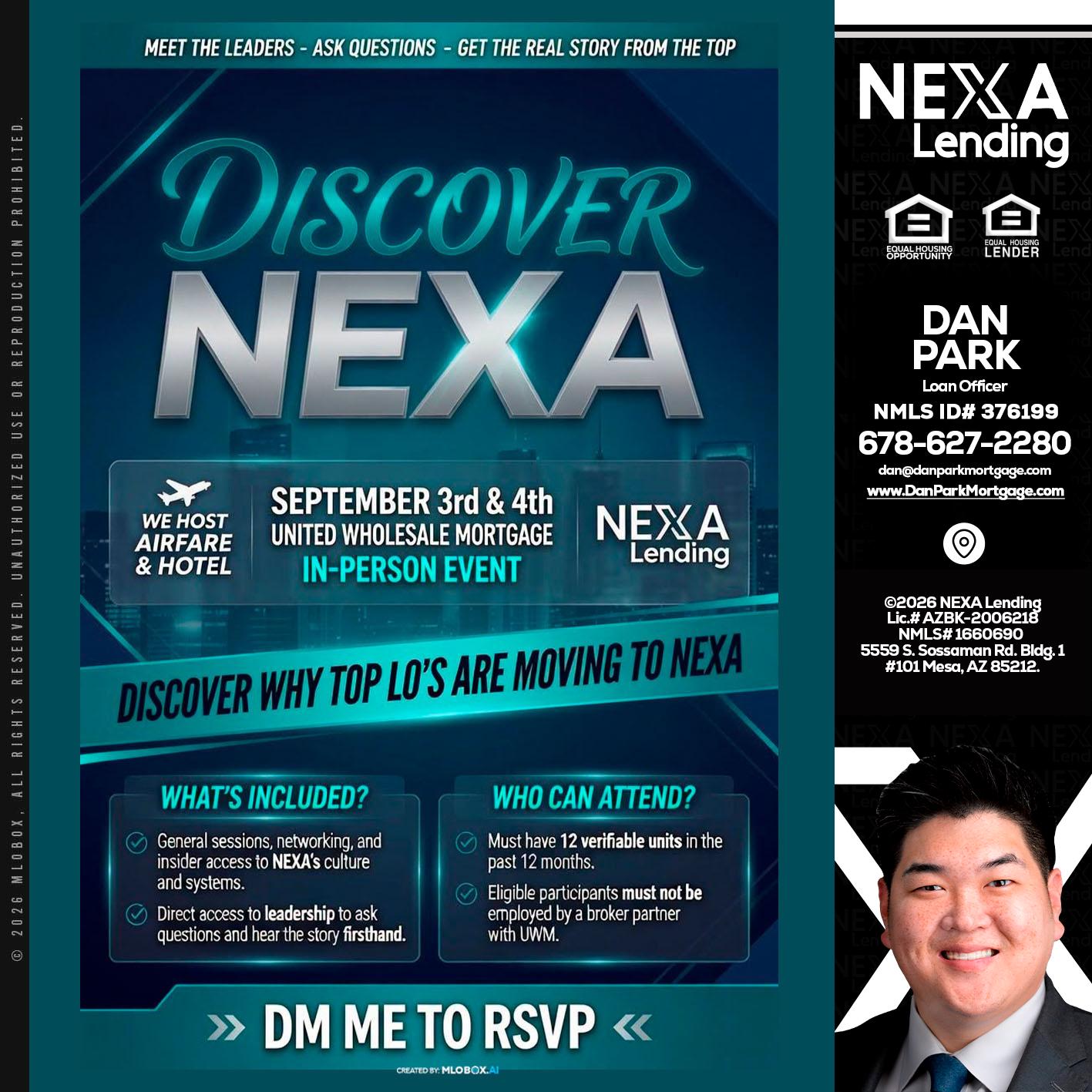 DISCOVER NEXA - Dan Park -Mortgage Loan Originator